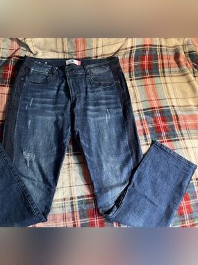 CAbi - high straight jeans sz 12